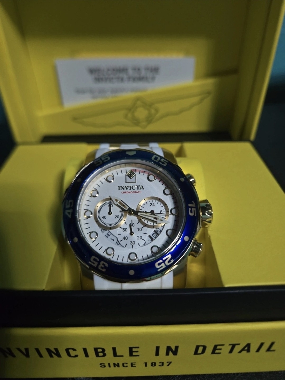 20293 Invicta Pro Diver Scuba Chronograph Mens Watch 48mm